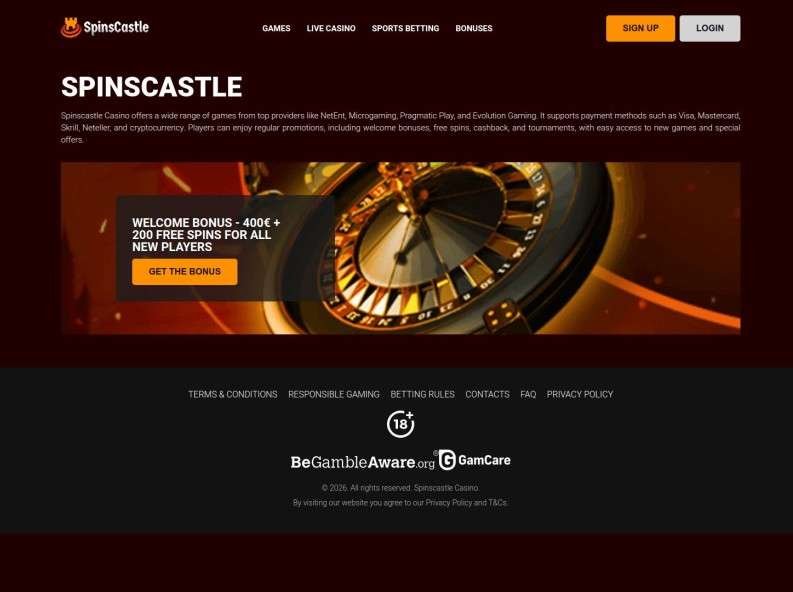 Spin Castle: The Ultimate UK Casino Experience in United Kingdom